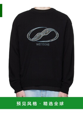 香港直邮WE11DONE 男士针织衫 WDKO225652UBK AW2025 黑色