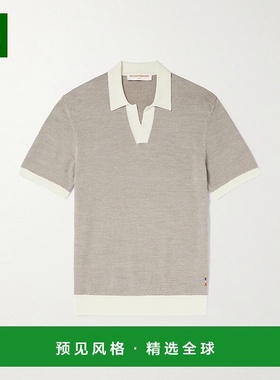 Orlebar Brown 男士 Horton 修身美利奴羊毛棉混纺Polo衫