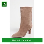 香港直邮Paris brown棕色 Texas Elsa 1h可退 短靴 女士 75mm 舒