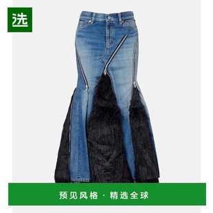 香港直邮Junya 低腰牛仔长款 Watanabe 女士 半身 渡边淳弥 1h可退
