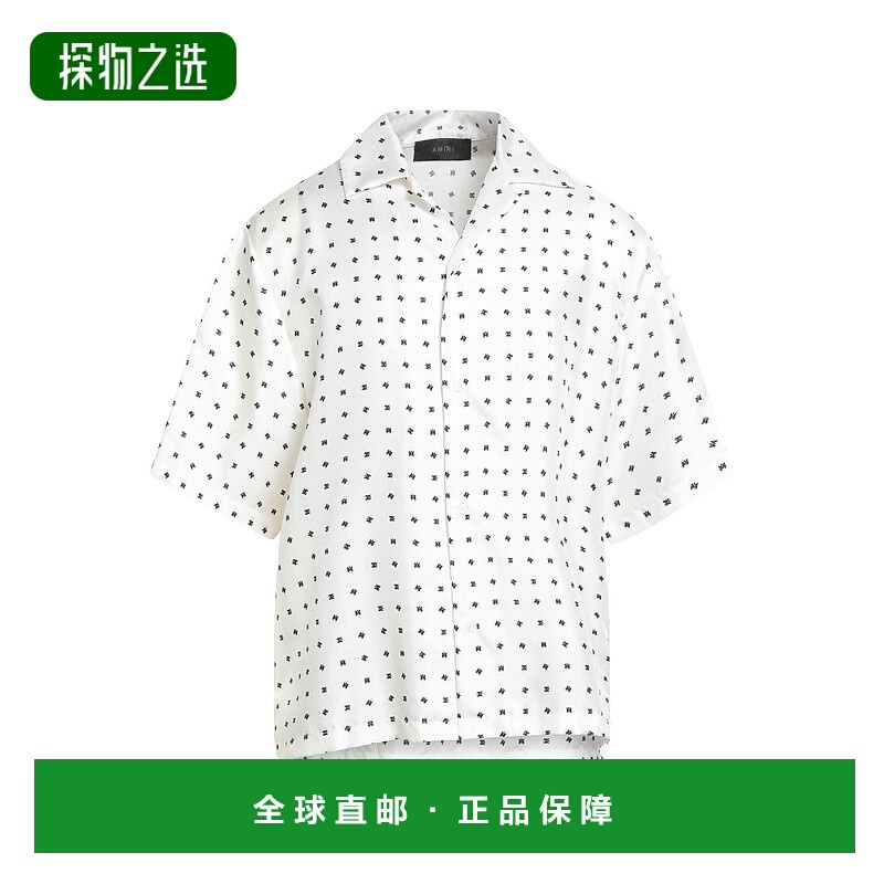香港直邮AMIRI 男士 花纹衬衫 white白色 舒适时尚