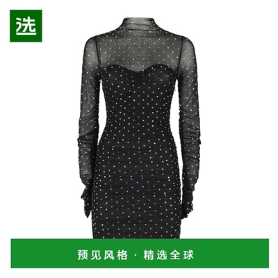 香港直邮Retrofete 女士连衣裙 RFW251200217BLACKSILVERBLKS