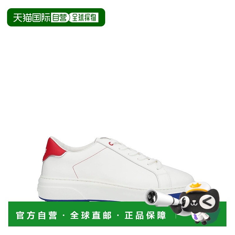 1h可退 香港直邮Dsquared2 二次方 男士 运动鞋 white白色 舒适时