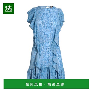 1h可退 香港直邮Elisabetta Franchi 女士 夏装连衣裙 blue蓝色