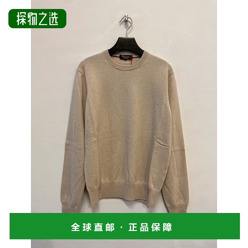 香港直邮Loro Piana 诺悠翩雅 男士 长袖圆领针织衫 FAN1201羊绒