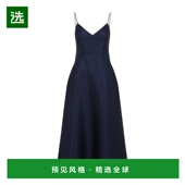 1h可退 三排扣欧根纱中长连衣裙 女士 香港直邮Alberta Ferretti