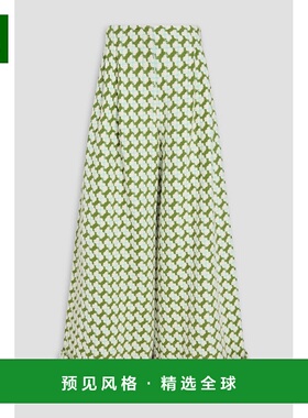 1h可退 香港直邮Emilio Pucci 璞琪 女士 羊毛混纺提花阔腿裤 3ER