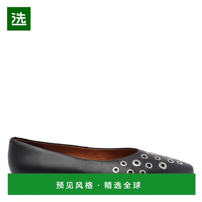 香港直邮ANGEL ALARCON 女士芭蕾乐福鞋 25509530BSAVANENEGRO