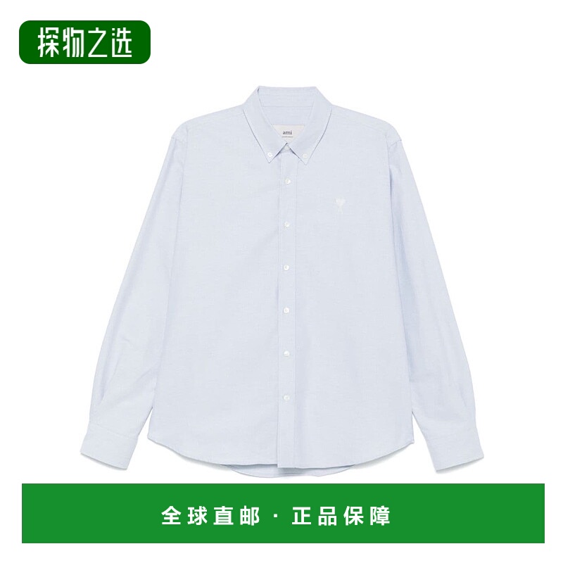香港直邮Ami Paris 长袖衬衫 ush060co0031
