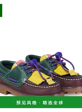 香港直邮bobo choses 男童 x Camper Compas Nautic 皮质船鞋童鞋