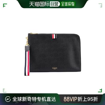 香港直邮Thom Browne RWB Strap Medium Gusset Folio手拿包中号