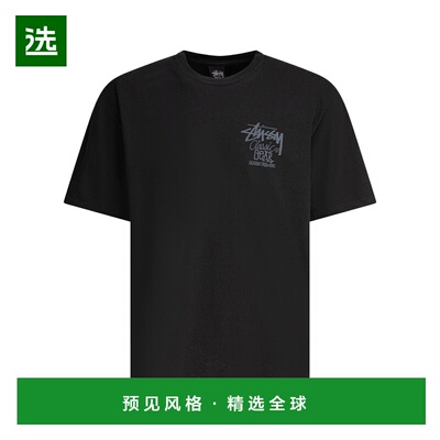 香港直邮STUSSY 男士T恤 19050840001BLACK SS2025 黑色 T-shirts