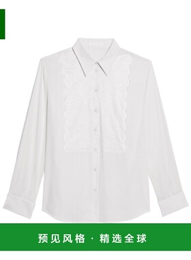 香港直邮HELMUT LANG 女士衬衫 O09HW505100 SS2025 白色 长袖衬