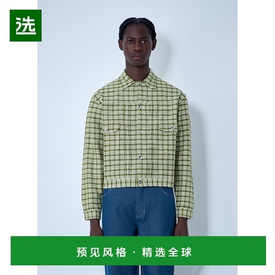 1h可退 香港直邮story mfg 男士 Tuesday 格纹夹克 SPF25JATUEHAL