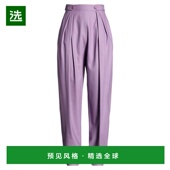 purple紫色 1h可退 舒 女士 休闲长裤 香港直邮Alberta Ferretti