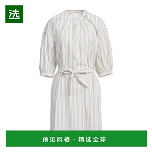 1h可退 【美国直邮】sessun 女士 衬衫条纹圆领长袖正品时尚舒适