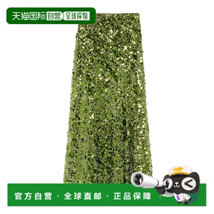 减龄流行百搭小众 T4169高端显瘦时尚 香港直邮Ganni 亮片半身裙