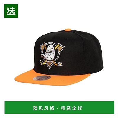 1h可退 【美国直邮】Mitchell Ness 男士黑色安纳海姆鸭队核心团