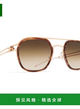1h可退 香港直邮Mykita 女士 徽标太阳镜 LEELAND metal金属色 舒