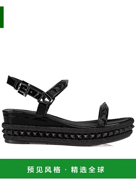 1h可退 香港直邮Christian Louboutin Pyraclou 坡跟凉鞋 3220617