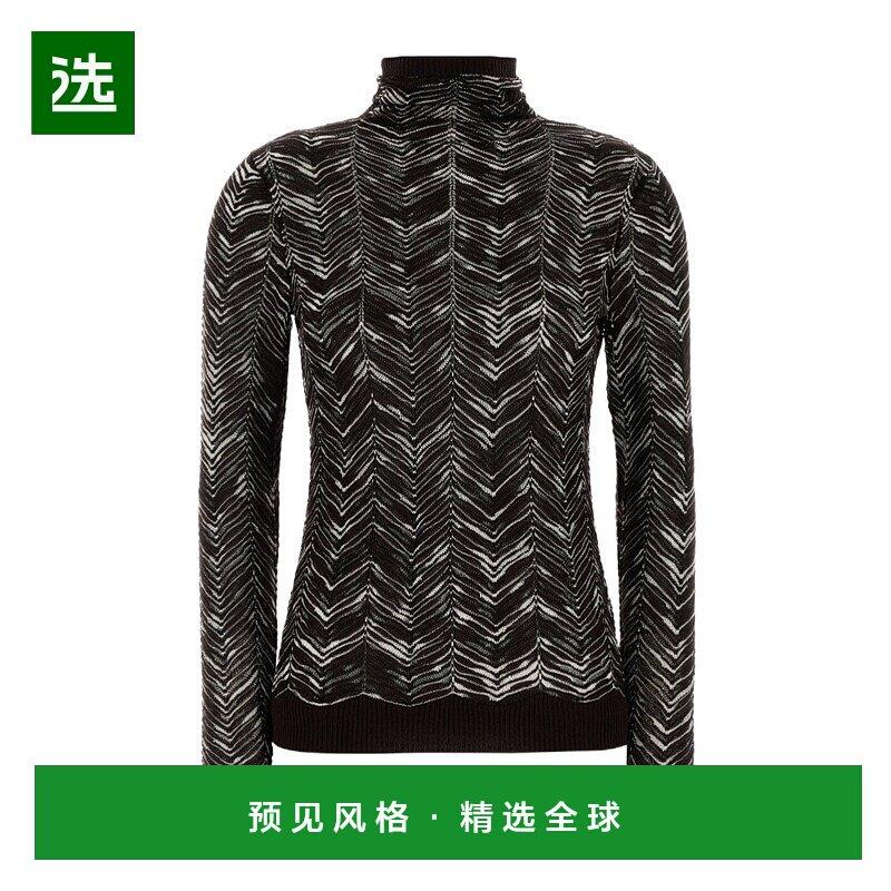 香港直邮Missoni 长袖高领毛衣 DS25WN1KBK01EU