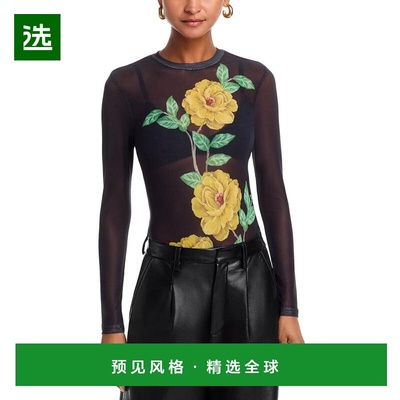 1h可退 【美国直邮】aqua 女士 上装T恤