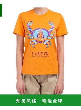 1h可退 香港直邮Alberta Ferretti 女士 and Polos T恤橙色T恤 J0