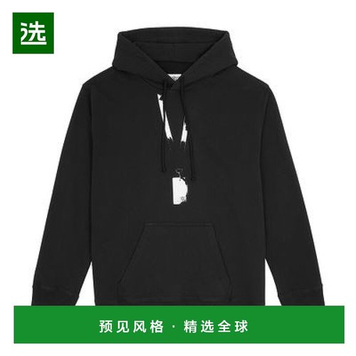 欧洲直邮Maison Margiela MM6 Backstage Pass 印花连帽运动卫衣