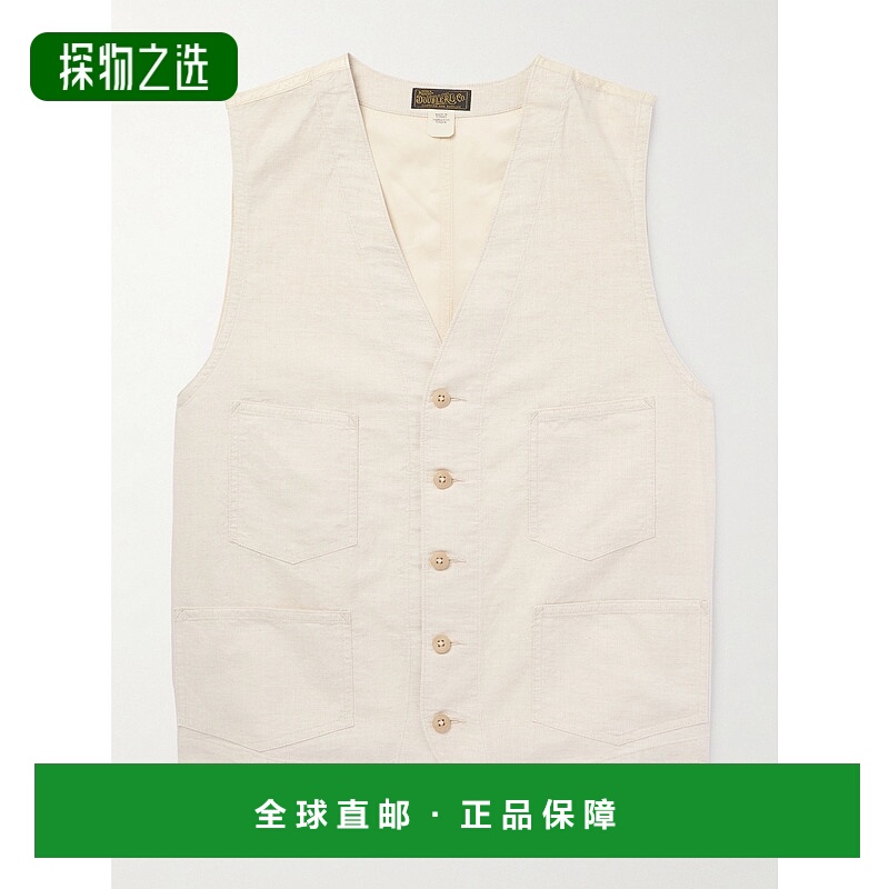 香港直邮RRL 拉夫·劳伦RRL 男士 棉麻混纺帆布夹克 782928686001