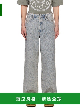 1h可退 香港直邮Acne Studios 艾克妮 男士 蓝色 Loose Fit 1981M
