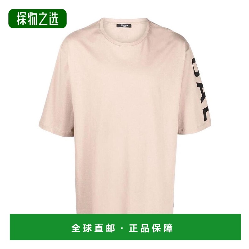 1h可退 欧洲直邮BALMAIN 男士T恤 XH1EH015BB15GHM