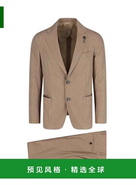 1h可退 香港直邮Lardini 男士 单排扣西装 ES804AEEPSS60434
