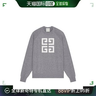 欧洲直邮Givenchy 女士灰色山羊绒针织衫 卫衣 纪梵希22年秋冬新款