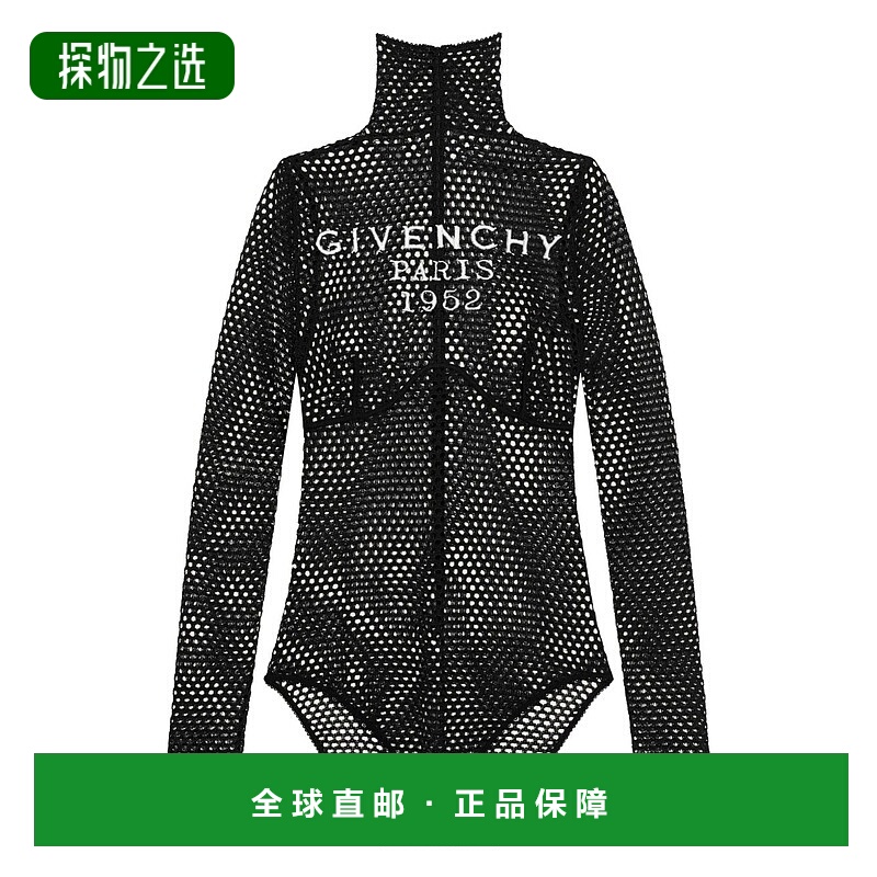 香港直邮Givenchy 纪梵希 女士 GIVENCHY 网纱标志上衣 BWB05K4ZS