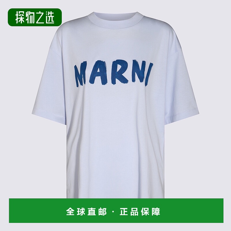 1h可退 欧洲直邮MARNI 女士T恤THJET49EPHUSCS11LOB20下摆