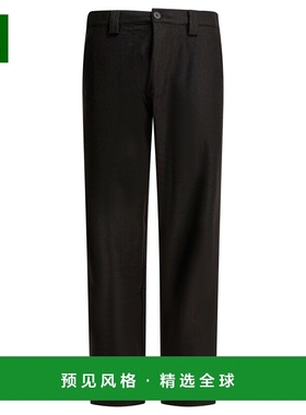 1h可退 香港直邮GR10K 男士 黑色羊毛混纺裤子 CR811179CU01BLACK
