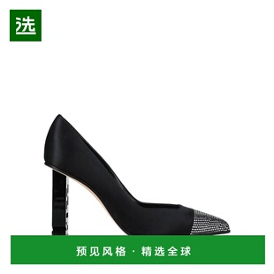 1h可退 香港直邮Sergio Rossi 塞乔·罗西 女士 浅口鞋 black黑色