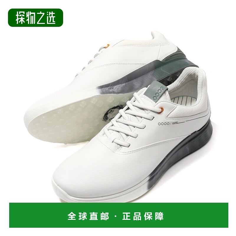 韩国直邮ecco爱步男款无钉高尔夫球鞋牛皮防风防水舒适轻便母亲节