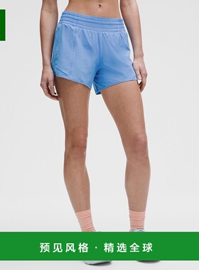 1h可退 欧洲直邮LULULEMON露露乐檬 Hotty Hot 10厘米高腰内衬短