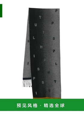 香港直邮PAUL SMITH 男士围巾 M1A150CT71179 AW2025 灰色 流苏装