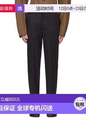 1h可退 香港直邮Hed Mayner 男士 灰色踩脚长裤 AW22P55 舒适时尚