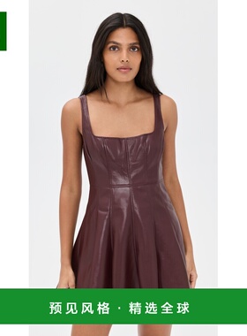 1h可退 香港直邮LOVESHACKFANCY 女士 Fauber 连衣裙 red红色 舒