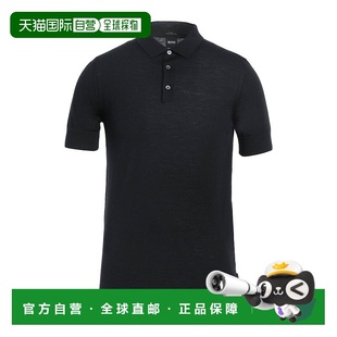 雨果博斯 Boss 男士 毛衣 舒适时 1h可退 black黑色 香港直邮Hugo