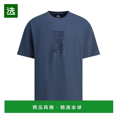 1h可退 香港直邮STUSSY 男士T恤 19051240806NAVY AW2025 蓝色 T-