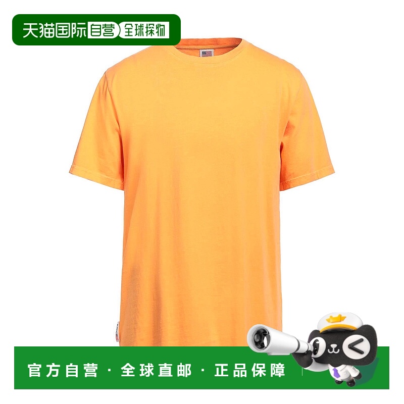 1h可退 香港直邮AUTRY 男士 基础款T恤 orange橙色 舒适时尚