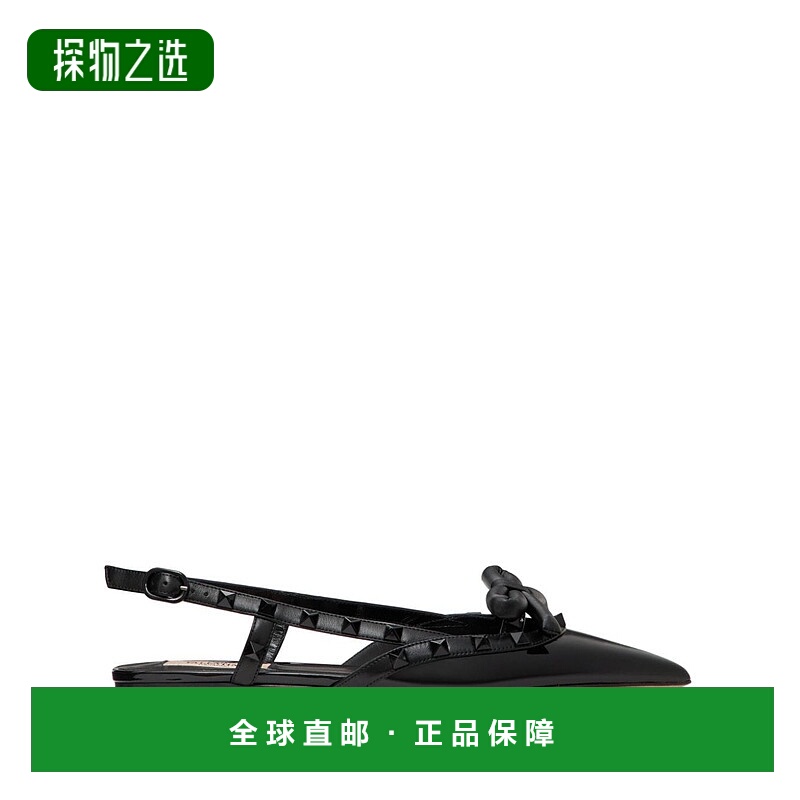 香港直邮Valentino 华伦天奴 女士 ROCKSTUD 蝴蝶结平底鞋 5W2S0I