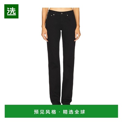 1h可退 香港直邮GRLFRND 女士 Sara 低腰直筒裤 GFJ10015U25