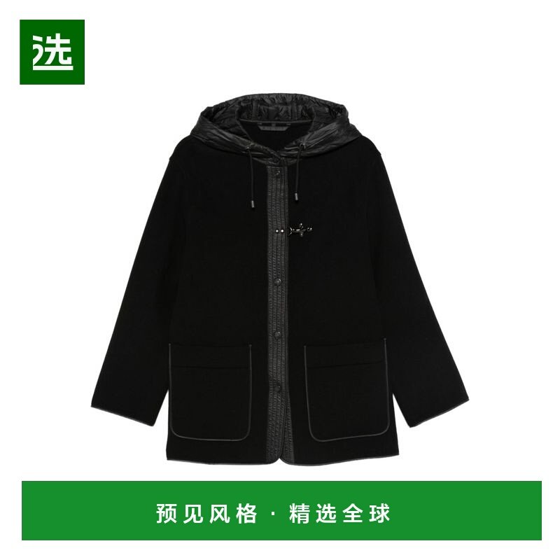 香港直邮FAY 女士外套 NAW13513180ZYCB999 AW2025 黑色 羊毛和羊,女装/女士精品,短外套,淘宝优惠券,粉丝福利购,淘宝优惠卷