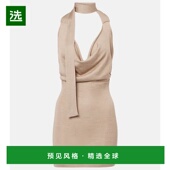 香港直邮AYA MUSE 女士 1h可退 Evo 针织真丝羊绒迷你连衣裙