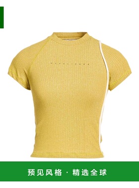 1h可退 香港直邮Ottolinger 女士 T恤 yellow黄色 舒适时尚